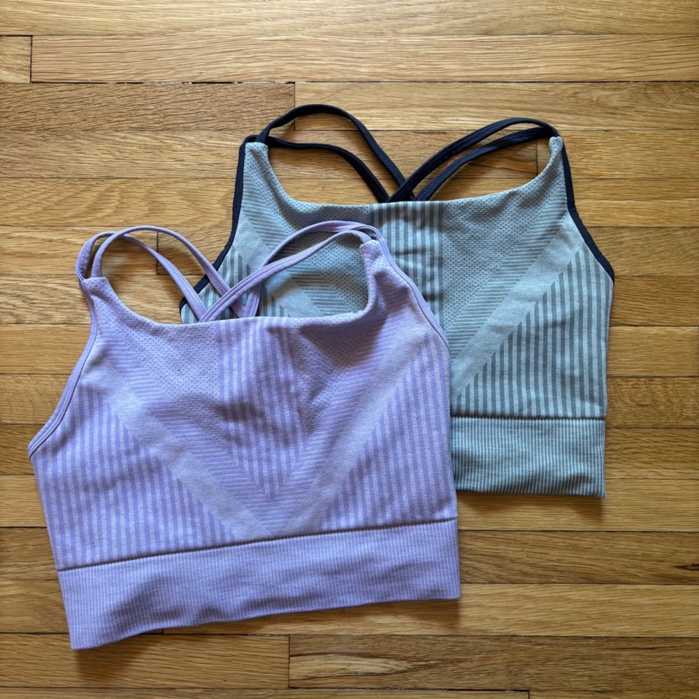 Smartwool Intraknit Strappy Bra Bundle Sports Bra Womens Small Gorp Activewear